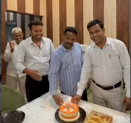Birthday celebration setup